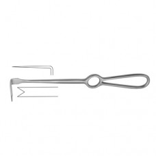 Obwegeser Ramus Retractor (Nasal Spine Retractor) Stainless Steel, 22 cm - 8 3/4" Blade Size 45 x 10 mm